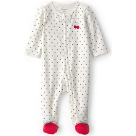 Resim Carter's Kız Bebek Tulumu 1u617310 Beyaz 