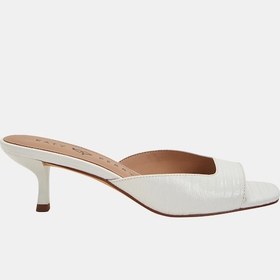 Resim Katy Perry The Ladie Low Heel Kadın Beyaz Topuklu Terlik Beyaz 