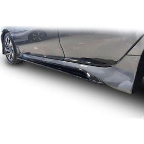 Resim Civic FC5 Mugen Yan Marşpiyel Seti Mat Siyah Plastik 2016-2021 