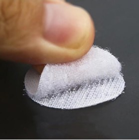 Resim Genel Markalar 3000 Adet 1,5 Cm Beyaz Yuvarlak Kesim Cırt Bant, Arkası Yapışkanlı Para Para (DİŞİ-ERKEK TAKIM) 