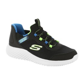 Resim Skechers Bounder Briskburst Erkek Çocuk Siyah Günlük Ayakkabı 