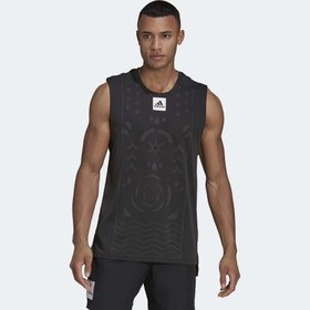 Resim Adidas HC7696 Paris Sleevless Erkek Siyah Kolsuz Tişört Siyah S 