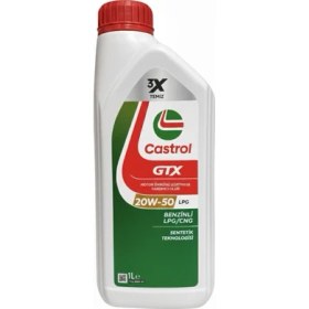 Resim Castrol Gtx 20W-50 LPG 1 Litre Motor Yağı 