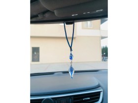 Resim 2 Adet Cam Damla Araba Ayna Süsü Araba Nazarlık Nazar Koruması, Yeni Araba Hediyesi 