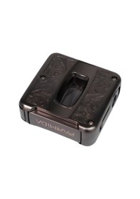 Resim Parmida Gunmetal İşlemeli V-cut Puro Makası Kesici - Tr9080 