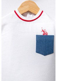 Resim U.s. Polo Assn Erkek Bebek Beyaz Takım Usb2348-c-v1 Beyaz 