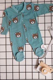 Resim Panda Baskılı Bebek Tulum 