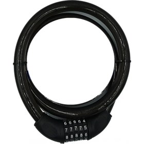 Resim Pileli Store Pilelistore YM-747 120CM 20MM 5 Şifreli Siyah Motorsiklet Kilidi 