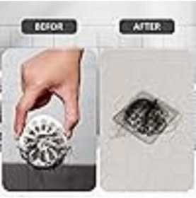 Resim 30 Adet Yapışkanlı Tek Kullanımlık Banyo Gider Saç Kıl Tutucu Ve Mutfak Evye Çöp Ayırma Süzgeci 