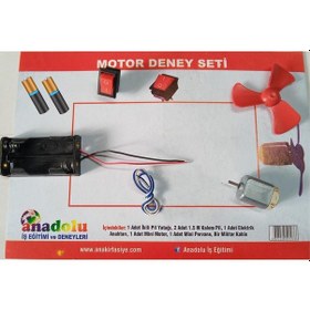 Resim Elektirik Deney Seti - Ortaokul Deney Seti Fen Dersi Deneyi Elektirik Deneyi 