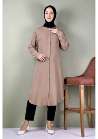 Resim Büyük Beden Tunik Çok Renkli 