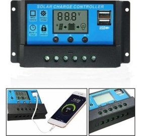 Resim 100'LÜ Paket Güneş Paneli Akü Şarj Kontrol Cihazı 30 AMPER-12V 24V 