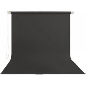 Resim Stilfon 195 cm x 400 cm Sonsuz Siyah Fon Perdesi Seti 