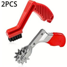 Resim Fochsia 2pcs Cila Pedi Temizleme Aracı Parlatma Süngeri Zımpara Disk Fırçası Araç Mum Leke Fırçası 