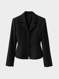 Resim Nelli Studio Keten Tailored Blazer Ceket 