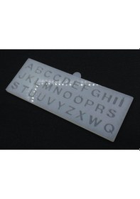 Resim Epoksi Silikon Küçük Harf Alfabe Kalıbı 