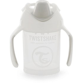 Resim Twistshake Beyaz Mini Alıştırma Bardağı (4+ Ay) (230 ml) 