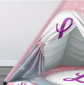 Resim instababyrooms Çocuk Oyun Çadırı Kişiye Özel Harf Dijital Baskılı 