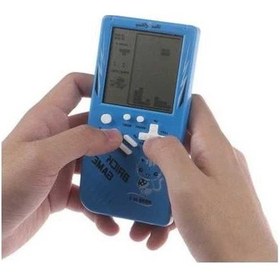 Resim Flybuy Taşınabilir Mini Tetris - 4-6 Yaş Çocuklar İçin Mavi Elektrikli Oyuncak 