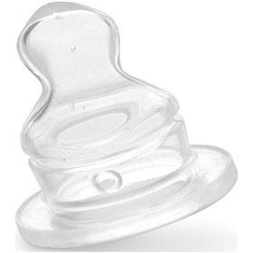 Resim Bebedor Silikon Damaklı Biberon Emziği / Hızlı Akış Mor 