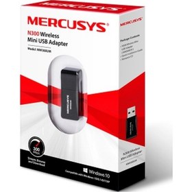 Resim Tp-Link Mercusys Mw300Um 300Mbps Kablosuz USB Adaptör 