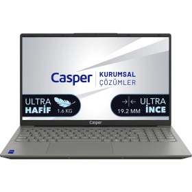 Resim Casper Nirvana X750 I5-13420H 8GB DDR5 500GB SSD Windows 11 Pro 15.6" Taşınabilir Bilgisayar X750.1342-8V00R-G-F 