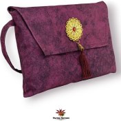 Resim Kuran-I Kerim Kılıfı Bordo Cami Boy (25X34) 