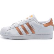 Resim Adidas FX7484-K Superstar W Kadın Spor Ayakkabı Beyaz 