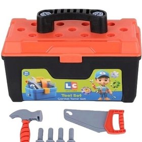 Resim Let's Be Child Çantalı Tamir Seti Turuncu 