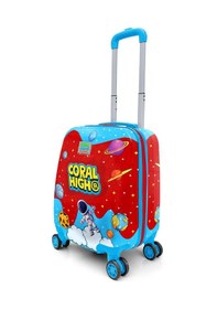 Resim Coral High Kids Astronot Uzay Desenli Çocuk Valizi 16696 Kırmızı - Mavi 
