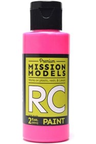 Resim Mena Rise BrfShp Models MMRC-051 Su Bazlı RC Boya, 2 Oz Şişe, Floresan Yarış Pembe 1199837 