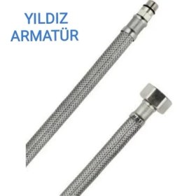 Resim Yıldız Armatür Batarya Bağlantı Hortumu Batarya Fleksi Bağlantı Hortumu Flex M10-3/8 70 cm ( 1 Adet ) 