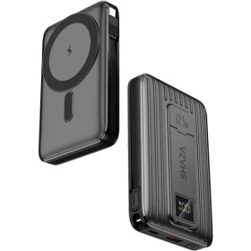 Resim shaza 10.000 Mah 22.5W Magsafe Taşınabilir Şarj Cihazı 