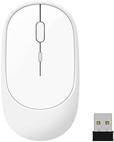 Resim Microcase 1600 DPI Şarj Edilebilir 2.4 GHz Bluetooth Kablosuz Mouse - AL2674 Beyaz 