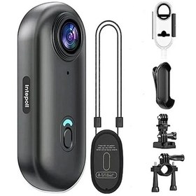 Resim Mini 4k Wıfı Aksiyon Kamerası Vücut Kamerası Giyilebilir Video Kaydedici Hafıza Kartı Dahil 