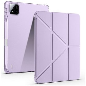 Resim Xiaomi Pad 7 Kılıf Tri Folding Kalem Bölmeli Standlı Kılıf Tablet Kılıfı 