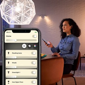 Resim Philips Hue Beyaz Akıllı Ampul E27 Bluetooth 