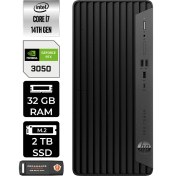 Resim Hp Pro Tower 400 G9 Intel Core I7 14700 32GB 2tb SSD RTX3050/6GB W11H Masaüstü Bilgisayar & Per4 USB Bellek 5V5M2ESPN359 