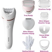 Resim PHILIPS 8000 SERISI BRE720/05 ISLAK KURU EPILATOR 