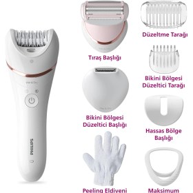 Resim PHILIPS 8000 SERISI BRE720/05 ISLAK KURU EPILATOR 
