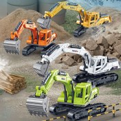 Resim Yeni İnkülatrak Ekskavatör Simüle Mühendislik Araç Ekskavatör Kaydırmalı Simülasyon Ekskavatör Yumuşak Kauçuk Ekskavatör Oyuncak 