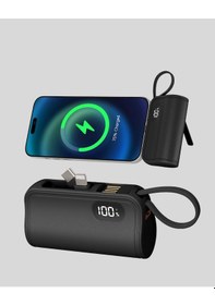 Resim 2000mah Mini Powerbank Dahili Konektörlü Pd 20w 