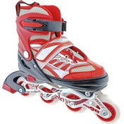 Resim Mega Işıklı Kırmızı Paten 