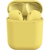 Resim Pazariz Inpods 12 Bluetooth Kablosuz Kulaklık V5.0 Stereo Dokunmatik (Android – Ios) Sarı 