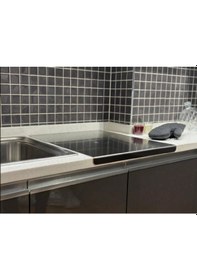 Resim Erya Home Paslanmaz Çelik Antibakteriyel Kesme Tezgahı Tahtası Tezgah Üstü 