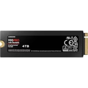 Resim Samsung MZ-V9P4T0CW, 990 Pro, 4tb, 7450/6900, Gen4, Nvme Pcıe M.2 2280, SSD (Soğutuculu) (Türkiye Distribütörü Garantili) 