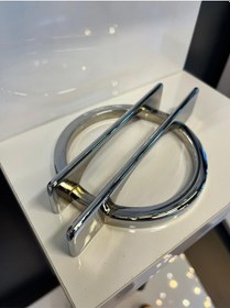 Resim Veliko Metal Kulp 96mm Krom Dolap Kapak Modern Çekmece Mobilya Tv Ünite Komidin Şifonyer 