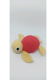 Resim Amigurumi Sevimli Minik Kaplumbağa Pembe 