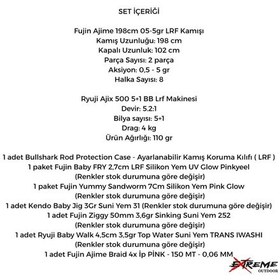 Resim Fujin Ajime 198cm 05-5gr Ryuji Ajix 500 Lrf Olta Seti 