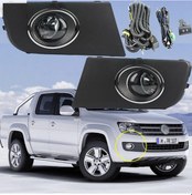 Resim Volkswagen Amarok Sis Farı Çerçeveli Oem Tip Kromajlı 